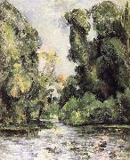 Paul Cezanne of water and leaves Germany oil painting artist